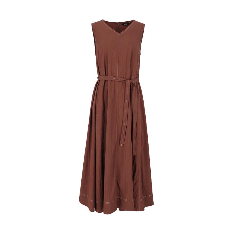 VISITINNEWYORK Stitch Point Sleeveless Dress (Va6Op7F)