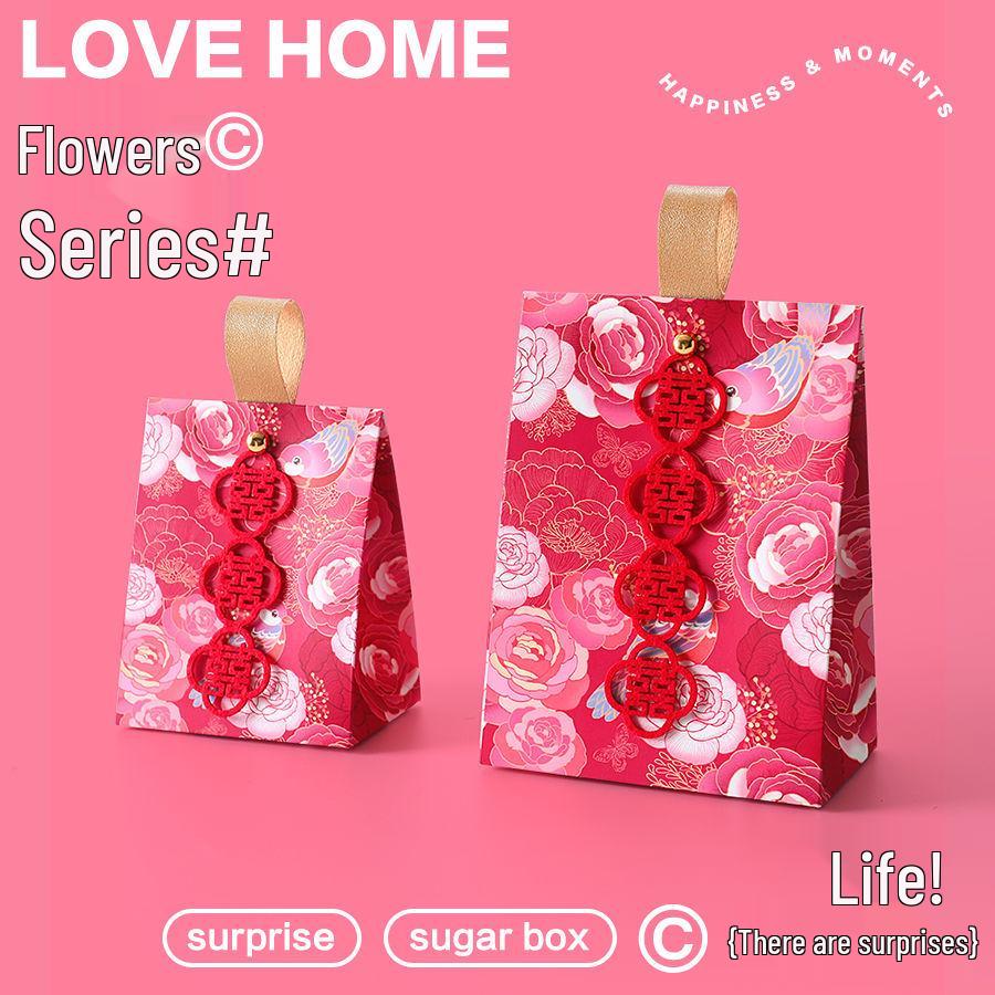 2025 Elegant Wedding Favor Candy Boxes: High-End Handheld Gift Bags