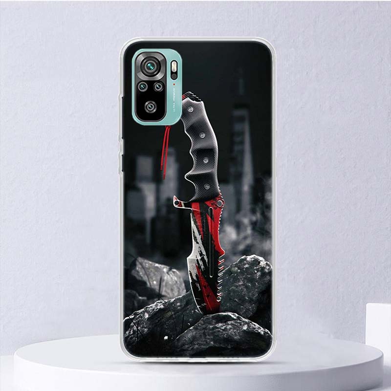 Counter Strike Cs Go Soft Case For Xiaomi Redmi Note 14 13 12S 11S 10S 12 Pro Plus Phone Cover 11 10 11E 11T Note14 Shell Coque