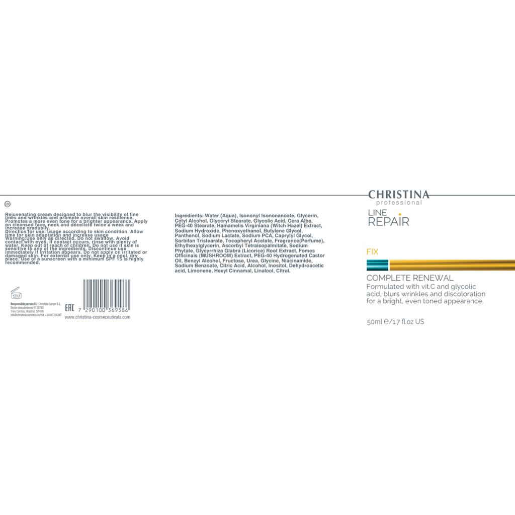 Line Repair Fix Complete Renewal - Rejuvenating Cream Absolute Renewal, 50 ml