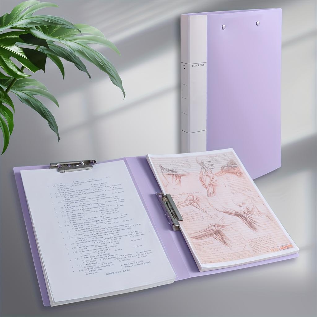 NEW A4 Folder Strong Single Clip Office Supplies For Archives File Folder Binder Display Book School Office Stationery Supplies