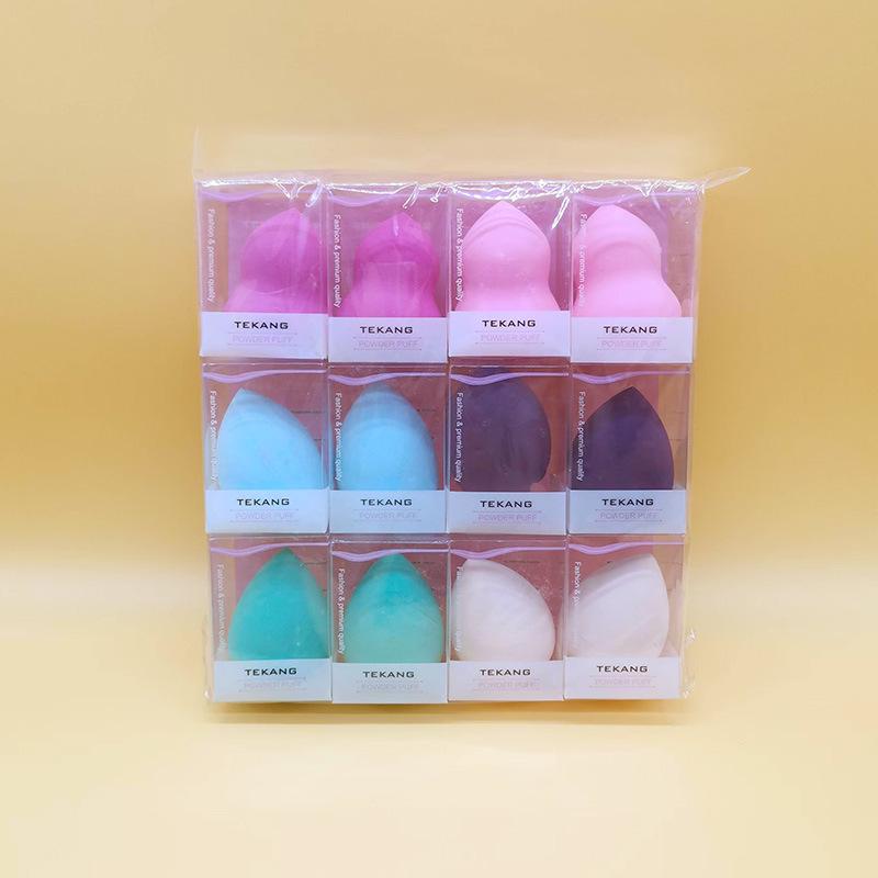 

ПВХ Спонж для макияжа: Не впитывающий, двойного использования, сухой и влажный спонж-тыква