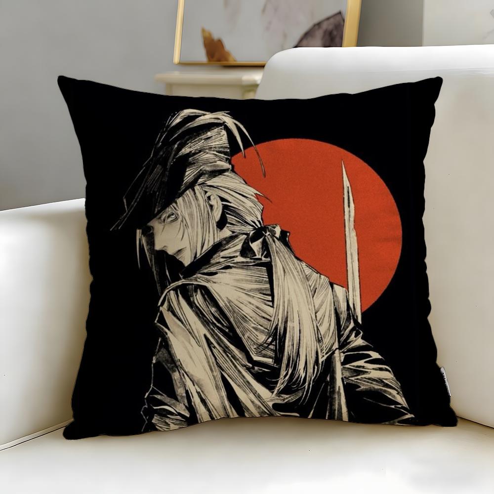 Classic Game Bloodborne Cushion Cover Soft & Easy-Wash Pillow Case – Versatile for Couch, Bed, Travel and Office