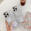 Transparente 3D Dreidimensionale Blume Handyhülle für iPhone 11 12 13 14 15 16 Pro Max Stoßfeste Hülle Funda für iPhone Hüllen
