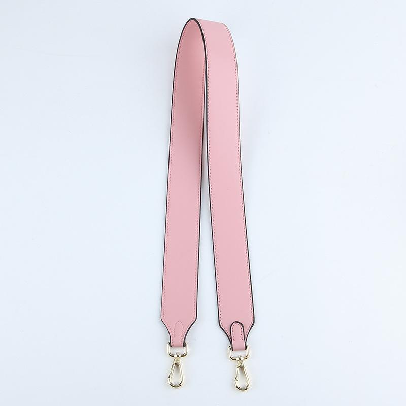 Bag Strap Shoulder Single Crossbody Cow Honey Wax Color Changing Fine Grain Leather Blocking Accessories