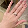 New Vintage 100% Pure 925 Sterling Silver Aaa Zircconia Water Drop Ring For Women Luxury Wedding Jewelry Adjustable Opening