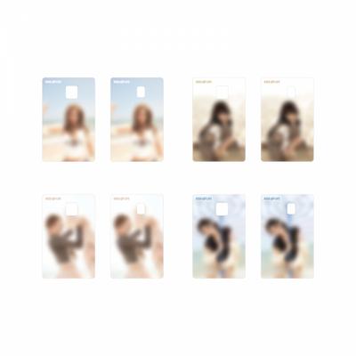 Kiss Of Life   Card Cover Sticker   4th Mini Album Pop Up Store Md