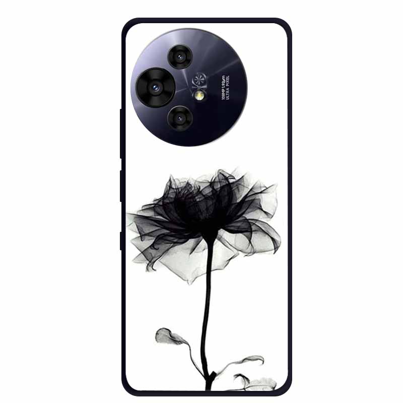 

For TCL 50 Pro NxtPaper 5G Case T803E T803D Black Silicone Back Cover Case for TCL 50 NxtPaper 5G Protective Lovely Bumper Coque -TCL 50 Nxtpaper