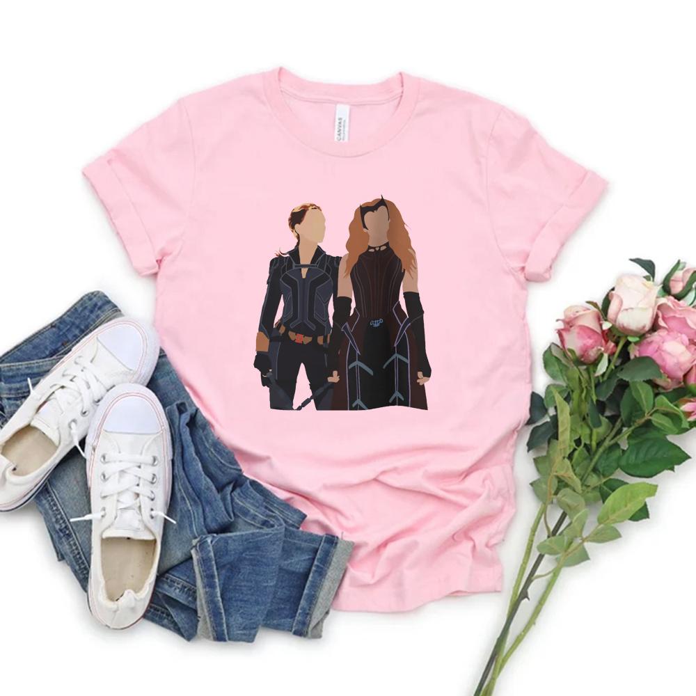 Wanda Maximoff 1989 T Shirt Natasha RoUnisexoff TShirt Women Graphic T Shirts Short Sleeve Vintage Tshirt Superhero Tees Shirt