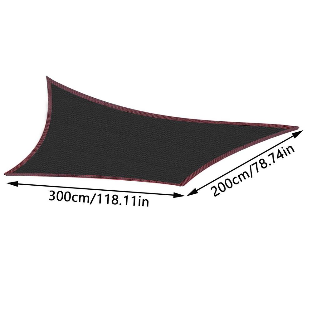 Black 95 Anti-UV Sun Shade Net Gazebo Shelter Outdoor Pergola Canopy Sun Cover Agriculture Greenhouse Sunshade Net For Pool