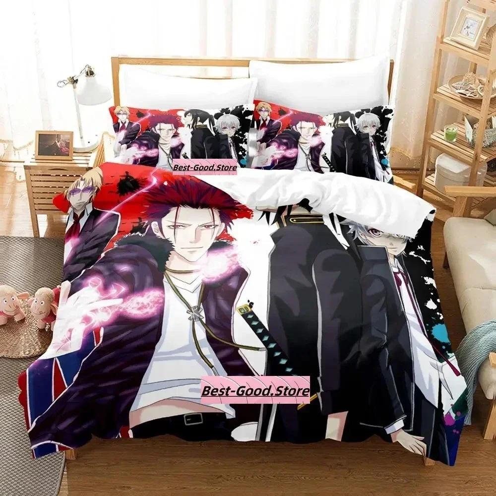 3D Nuovo K project Mikoto Suoh No Blood! Senza Osso! Niente Cenere! Set Biancheria da Letto Stampato con Federa Copripiumino Matrimoniale Queen Super King Size