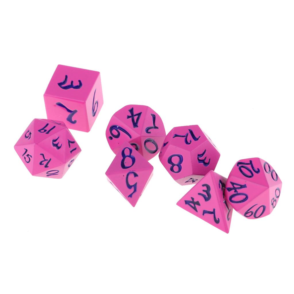 D8 D10 D12 D20 Polyhedral Set Baord Game Toy For DND