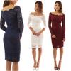Abito in pizzo moda donna taglia S-2XL