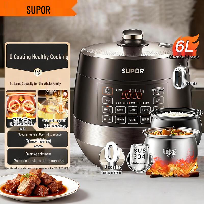 

Электрическая скороварка SUPOR 6 л