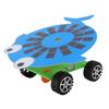 Solar Car Toy 5W Monocrystalline Silicon Solar Panel Educational Cartoon Fish Solar Powered Mini