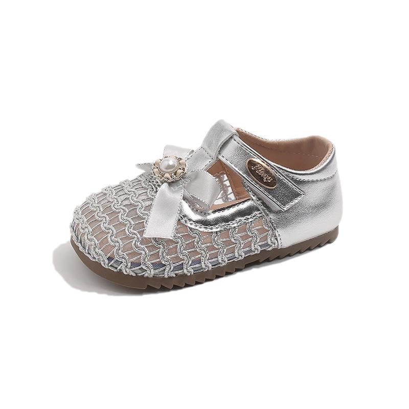 

Cute Shoes - New Style Girls Soft-soled Shoes with Good Breathability and Cool Design 21 серебряный