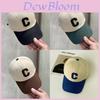 Unisex Embroidered Letter C Baseball Cap With Adjustable Fit For Casual Wear And Sun Protection