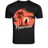 Hawaii Sunset Surfer T-Shirt - Tropical Beach Vintage Graphic Tee