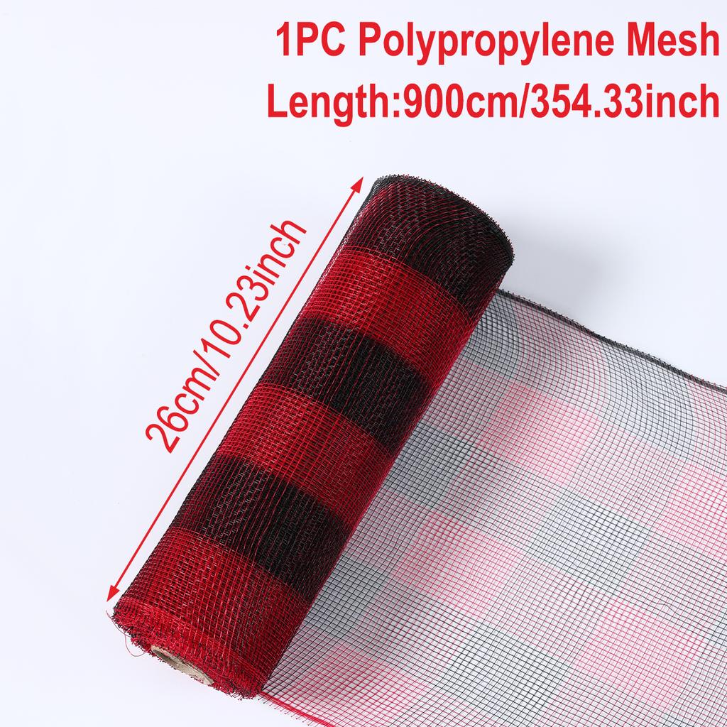 Christmas Mesh Tulle Roll Fabric Tree Pendant Merry Christmas Decor For Home 2025 Xmas Gifts DIY Craft Cristmas Navidad New Year