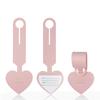 Baggage Backpack Tags Suitcase Luggage Heart Tag PU Leather Name ID Address Invitation Label Travel Accessories Portable