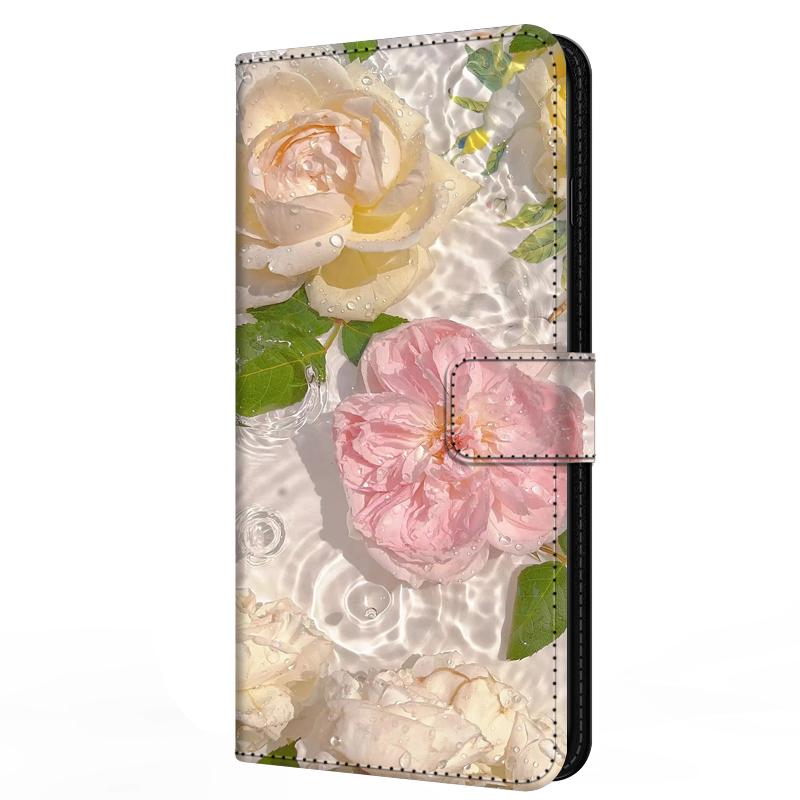 Copertina a libro in pelle per Xiaomi 17T Pro 17 T Custodia Xiaomi17T Portafoglio Fiorito Supporto Libro Carte Copri Telefono Borsa Protettiva Integrale Coque