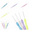 Metal Crochet Hook Plastic Micro Hook Dreadlock Hair Tools Hook Needles  for Making Braiding