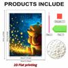 Disney Winnie The Pooh Mosaic Painting Handmade Pearl Embroidery Artwork for Christmas Gift for The Recipient Home Decor Design