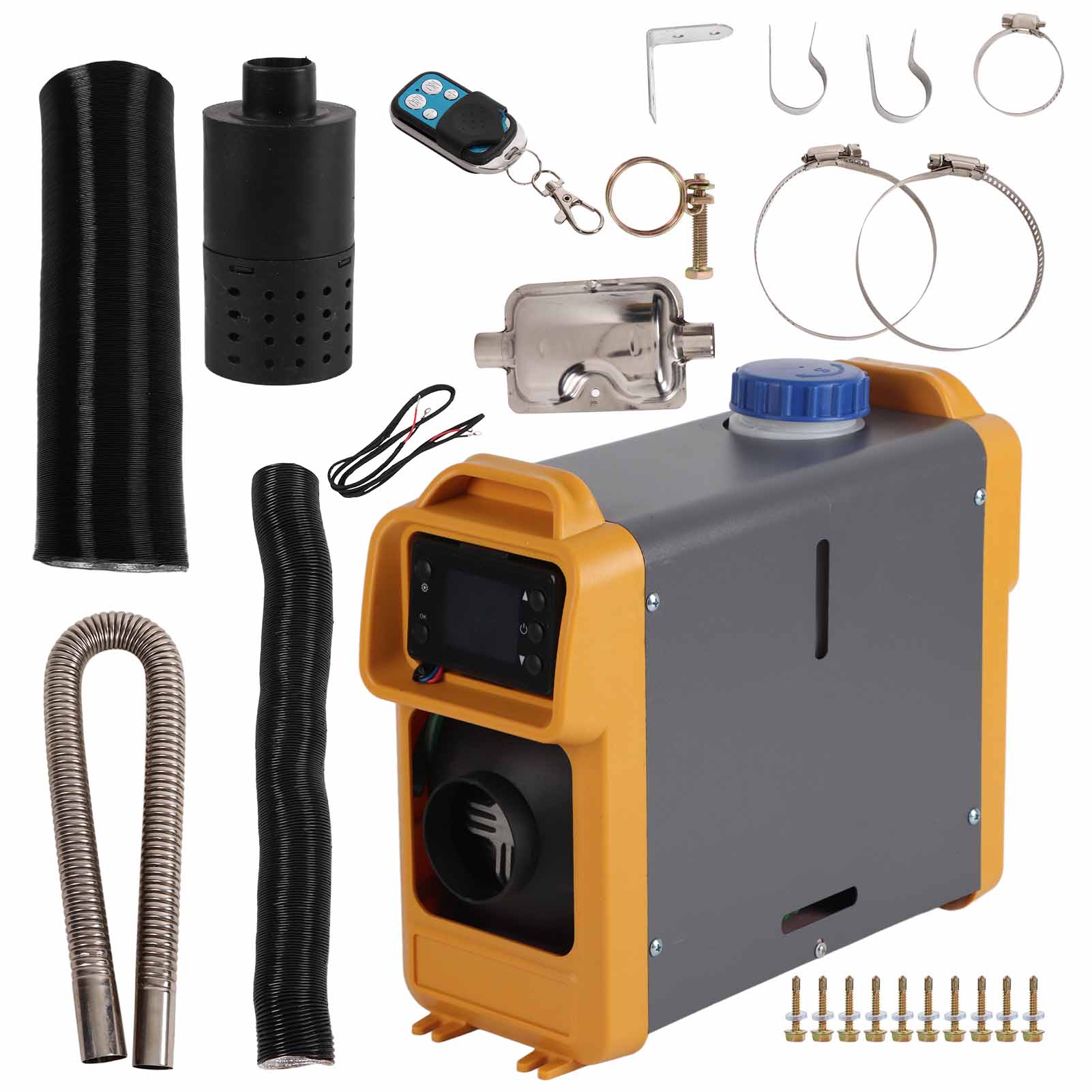 

12 В 2 кВт дизельный воздушный стояночный обогреватель с дистанционным управлением, низкий уровень шума, быстрый нагревательный инструмент для автомобилей, грузовиков, автобусов, автофургонов