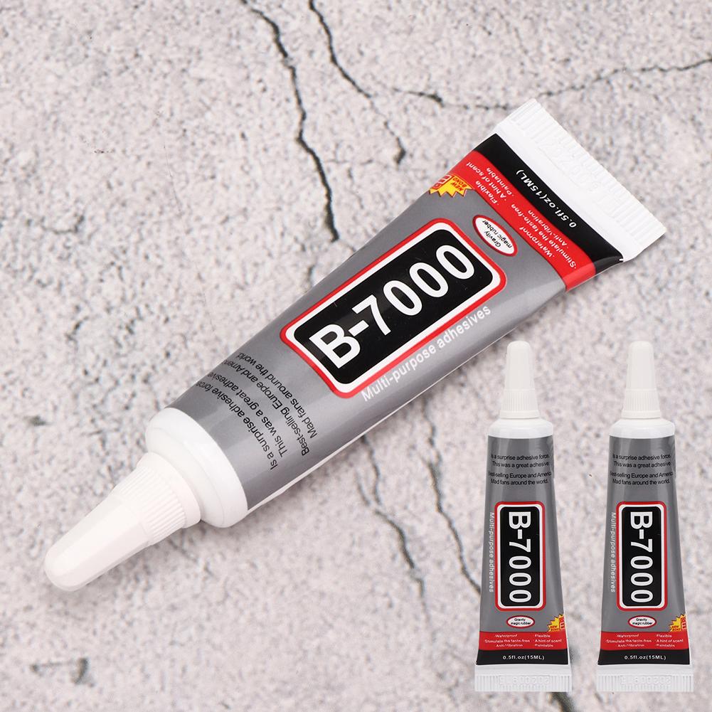 3pcs 15ml B 7000 Glue Transparent Needle Tube Jewelry DIY Repairing Glue