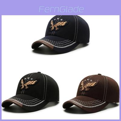 Herren Baseballkappe mit gesticktem Adler-Stil Sonnenschutz Für Freizeitkleidung