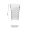 Water Cup Crystal Clear And Transparent One Injection Molding Slightly Thickened Along The Mouth Circular Base Thickened Design