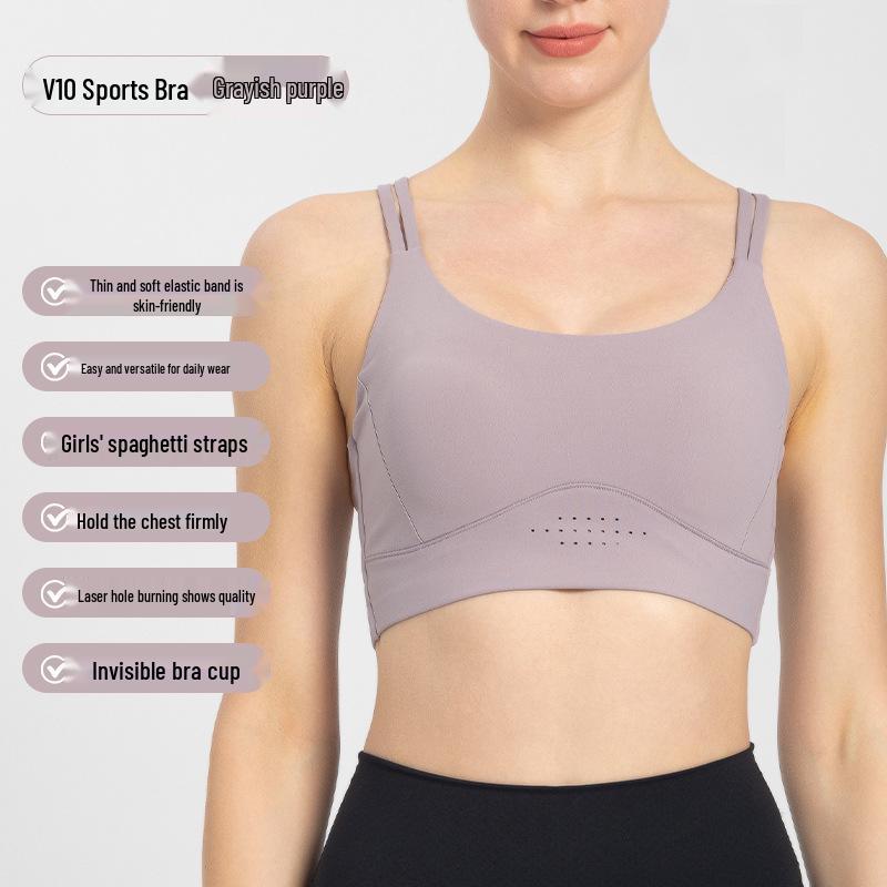 High-Strength Shockproof Sports Bra for Women's Running & Fitness Yoga