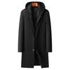 Cappotti di Lana Misti Cashmere Lunghi Casual con Cappuccio da Uomo Cappotti Trench Cappotti Invernali da Uomo Giacche Invernali Business Casual