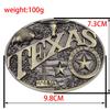 Bronzová přezka na opasek Texas Bull Továrna vyrábí produkty