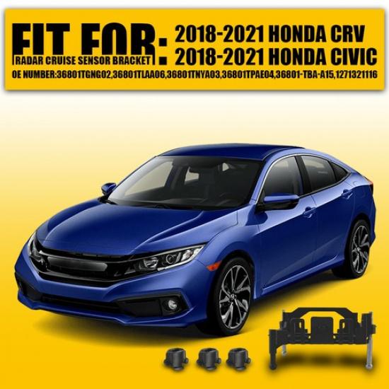 Dla Honda 2018- CIVIC CR-V Czujnik Radarowy Tempomatu Czujnik Kontroli Uchwyt Nadwozia z Klipsami