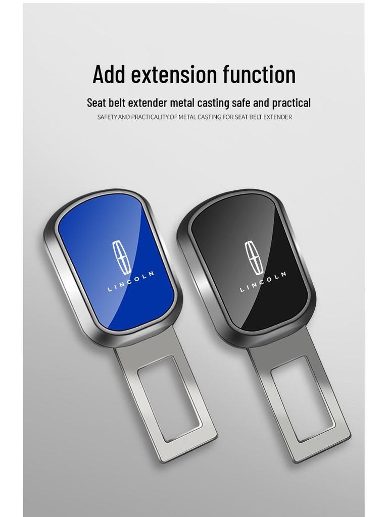 Compatible Seatbelt Extension Strap for Lincoln Z, Corsair, Navigator, and Aviator