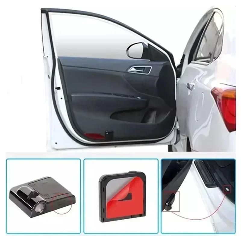 2PCS Car Door Logo Light Led HD Projector Lamp For Lada Priora Sedan Vesta Largus Granta Niva 4x4 Xray Car Goods