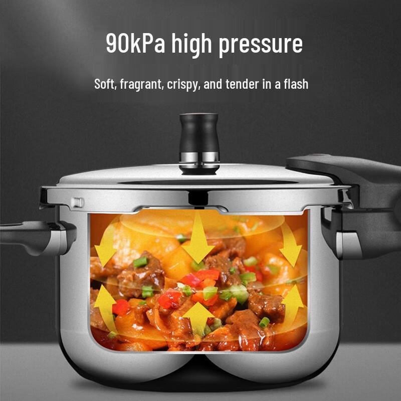 Supor 304 Stainless Steel Pressure Cooker, 24cm