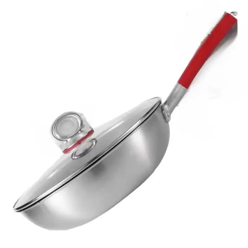 Shibazi Zuo Hongyun 32cm Titanium Non-stick Wok