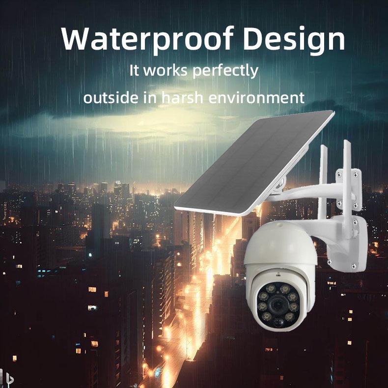 Tuya Solar-Powered Outdoor Waterproof 4G Surveillance Camera with Remote HD Monitoring