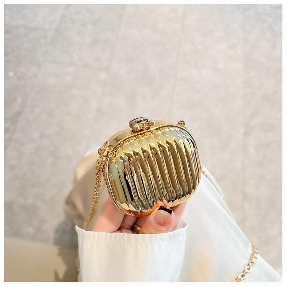 Fashion Mini Shoulder Bag Chain Strap Solid Color Mirror Banquet Bag Acrylic Crossbody Bag Women