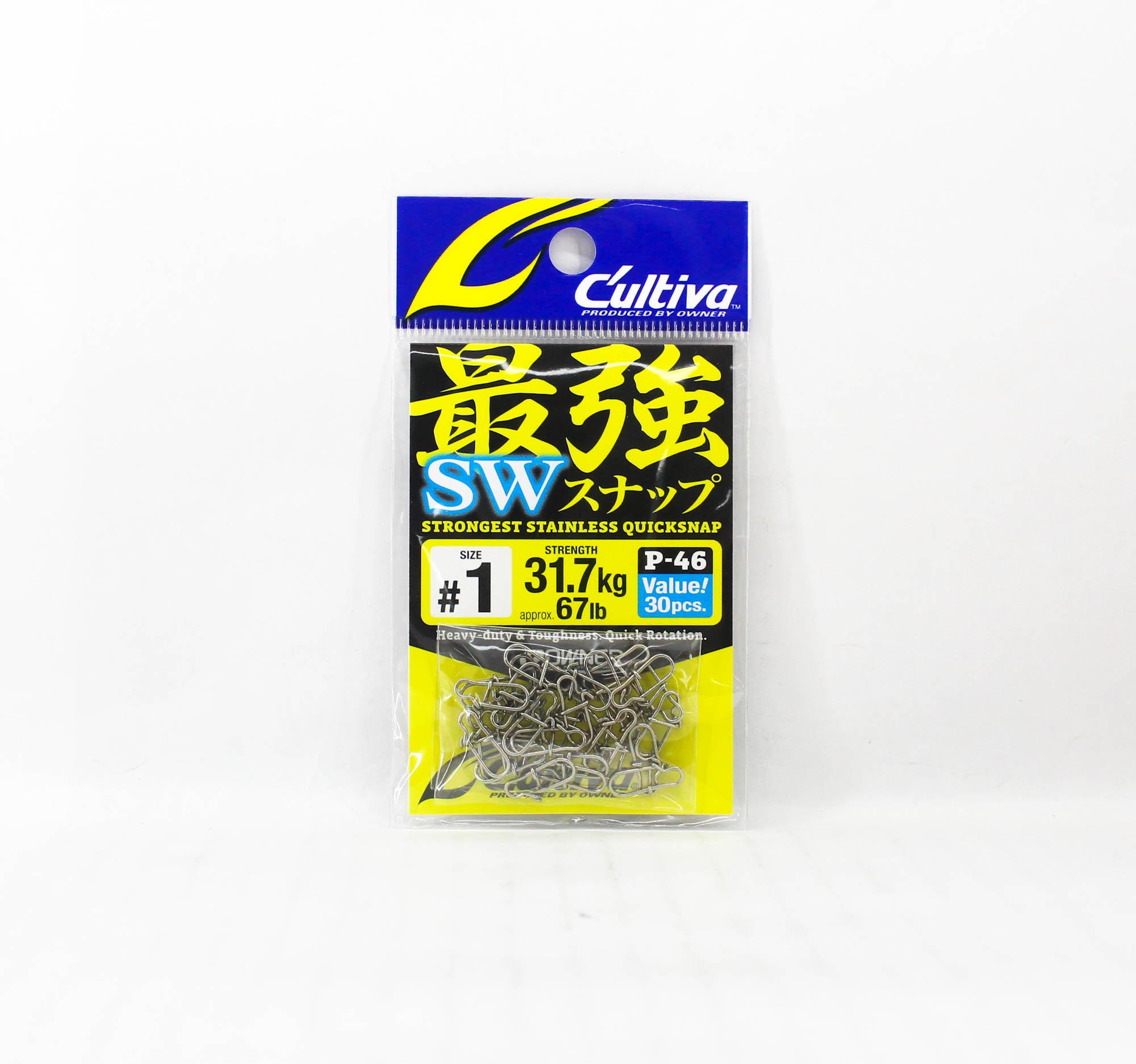 Owner P-46 Snap Strongest Stainless Quick Snap Size 1 (7009)