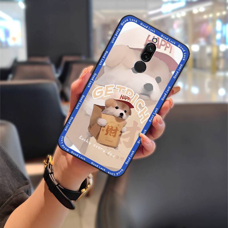 Couple Shockproof Phone Case For Xiaomi Redmi 8 Protective Anti-dust Phone Pouch Soft Case Full Wrap TPU Fashion Design