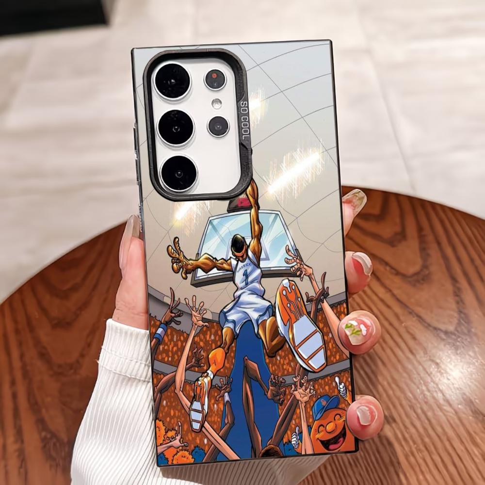 

Basketball Exquisite Light Luxury Phone Case PhoneCase for Samsung Galaxy S26 S25 S24 S23 S22 S21 FE Ultra Plus Dropresistant GalaxyS25