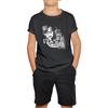 Punk Fashion Princess Molan Inspired a Girl Can Fight Rock Retro Movie Kids Tee