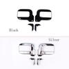 For Hummer H2 2003-2009 ABS Black/Silver Car Exterior Mirror Cover Mirror Protection Trim Cover Sticker Car Accessories