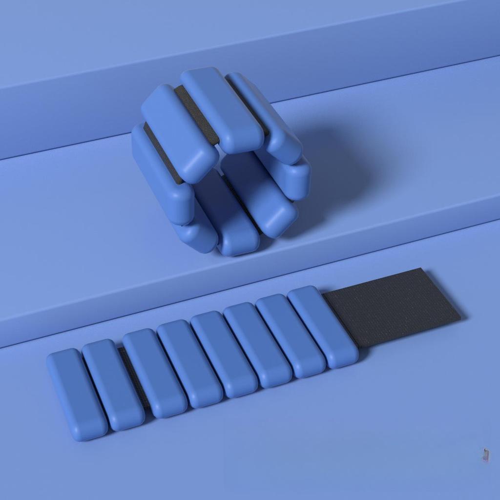 Silikon Krafttraining Gewichtsmanschetten Geeignet Tragbar für Handgelenke und Knöchel, Mit Rutschfesten Atmungsaktiven Riemen und Abnehmbaren Gewichtsplatten