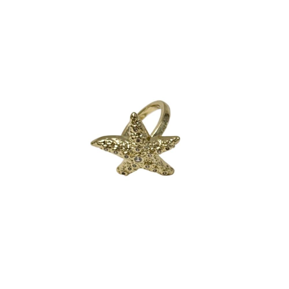 Jewelry Accessories Metal Starfish Ring Korean Style Vintage Finger Buckle  Gift