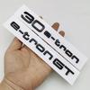 3D ABS Logo 30 40 45 50 E-tron GT Letters Sticker Car Rear Trunk Emblem Badge For  Audi A3 SQ6 Q5 Q6 Q8 Q4 Etron Accessories