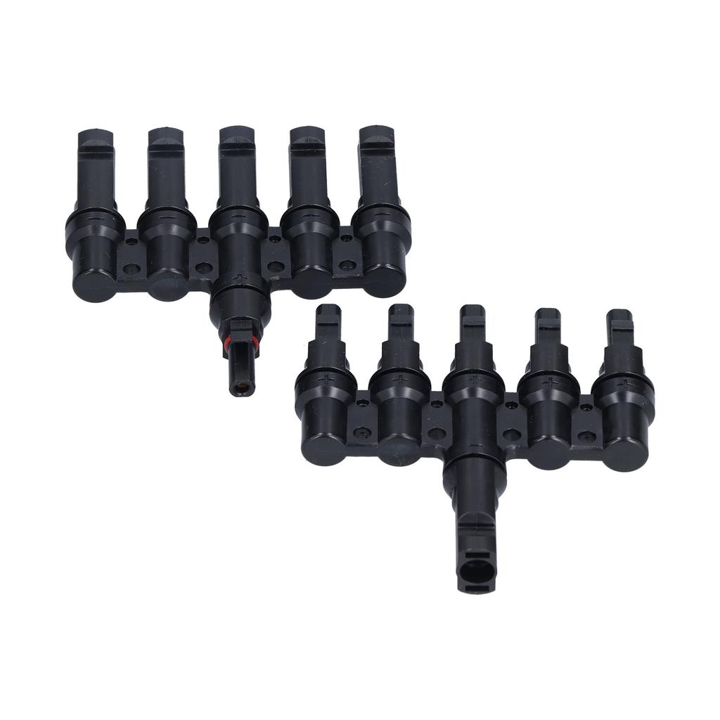 1 To 5 Branch Connector 5 Way Solar Panel Cable Branch Connector IP67 Waterproof Male Female Connector